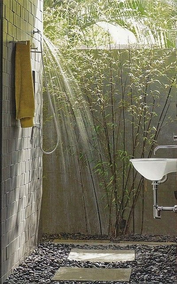 Exotic Oudoor Shower. 