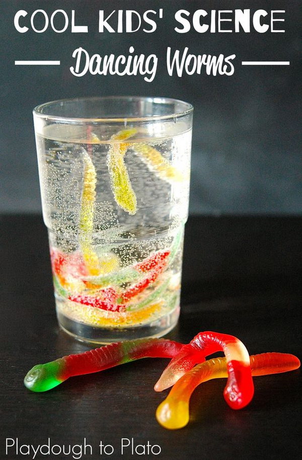 Use Baking Soda and Vinegar to Make Gummy Worms Dance. 