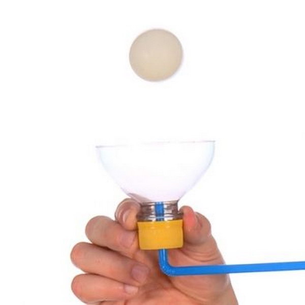 Floating Ping Pong Ball Science Experiment. 