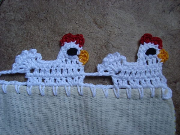 Cute Chicken Edging. 