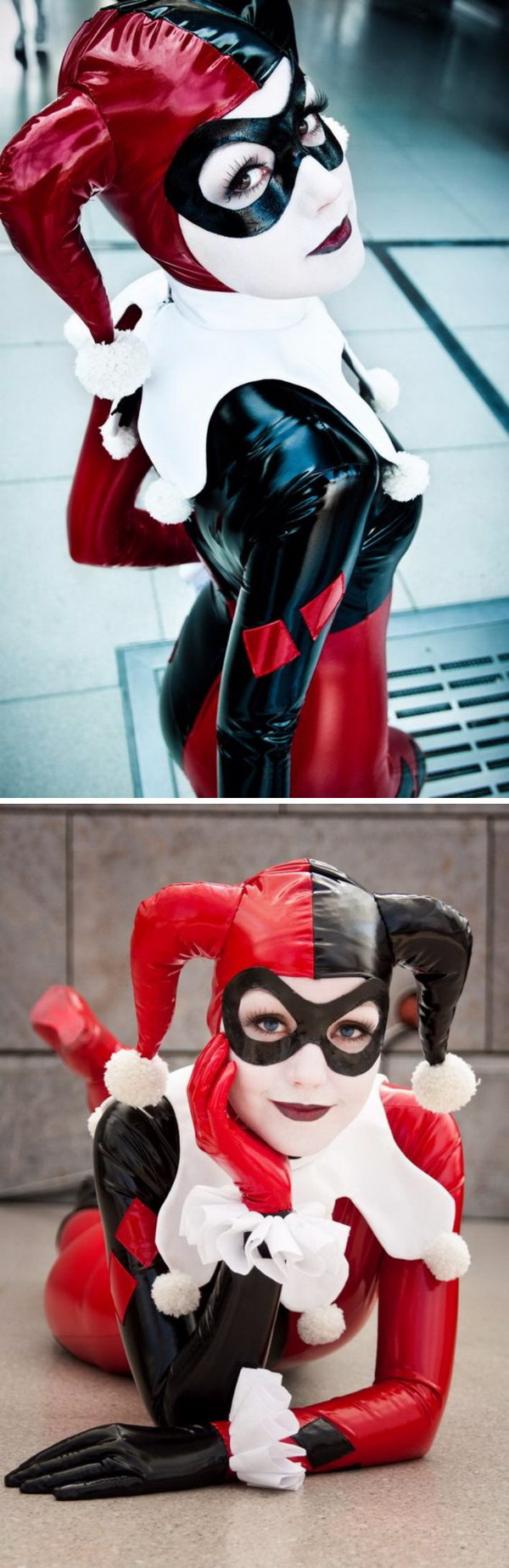 Wonderful Harley Quinn Costume. 