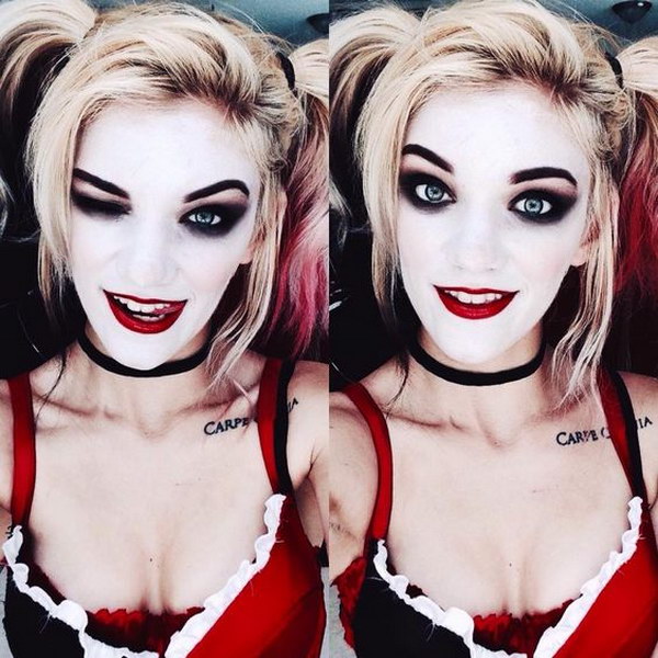 Great Harley Quinn Costume for Halloween. 