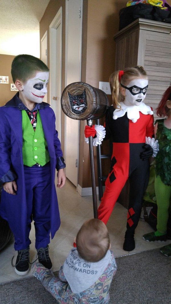 Harley Quinn and The Joker Costume for Kids. 