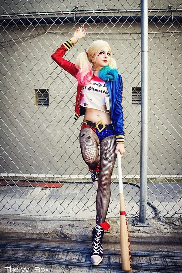 Suicide Squad Harley Quinn Cosplay. 