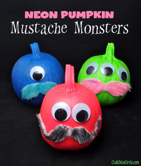 Neon Mustache Monsters. 