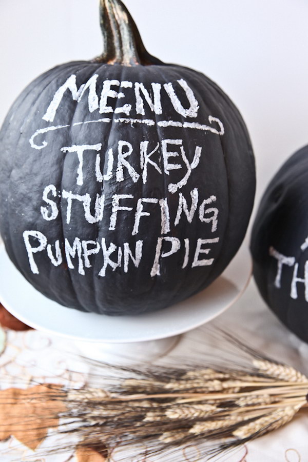 Turn a Pumpkin into Your Party Menu. 