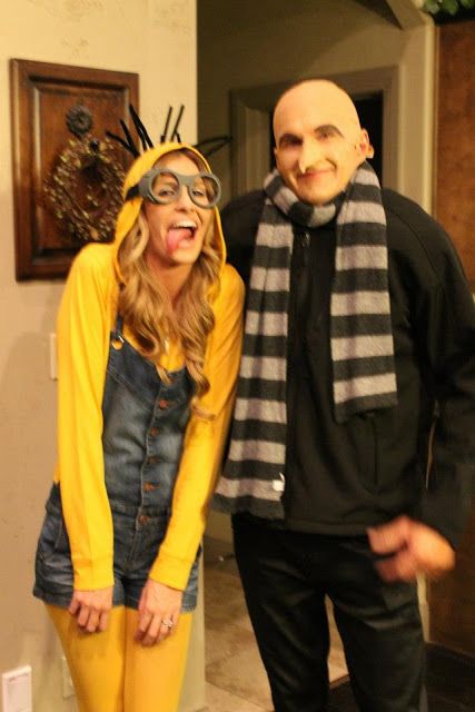 Doctor Gru and a Minion from Despicable Me. 