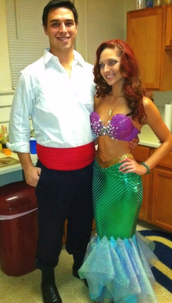 Rince Eric and Mermaid Costume. 