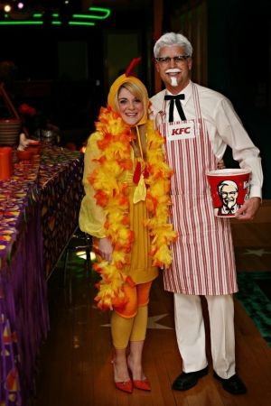 KFC Couple Halloween Costume. 