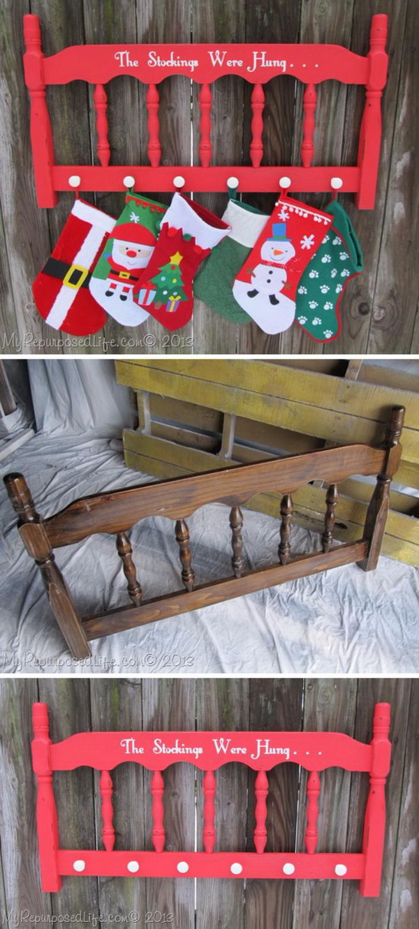 Christmas Stocking Hanger. 