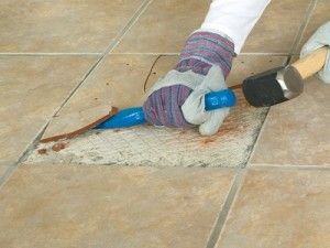 Replace a Broken Floor Tile Easily. 
