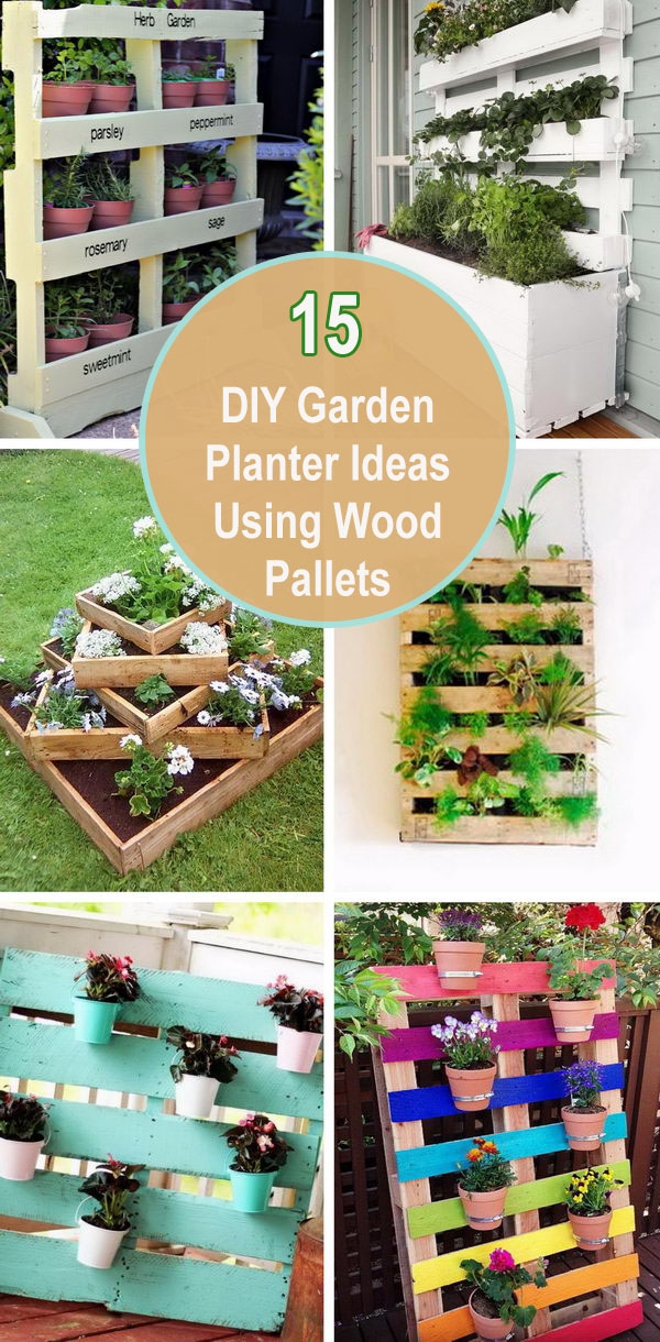 15 DIY Garden Planter Ideas Using Wood Pallets. 