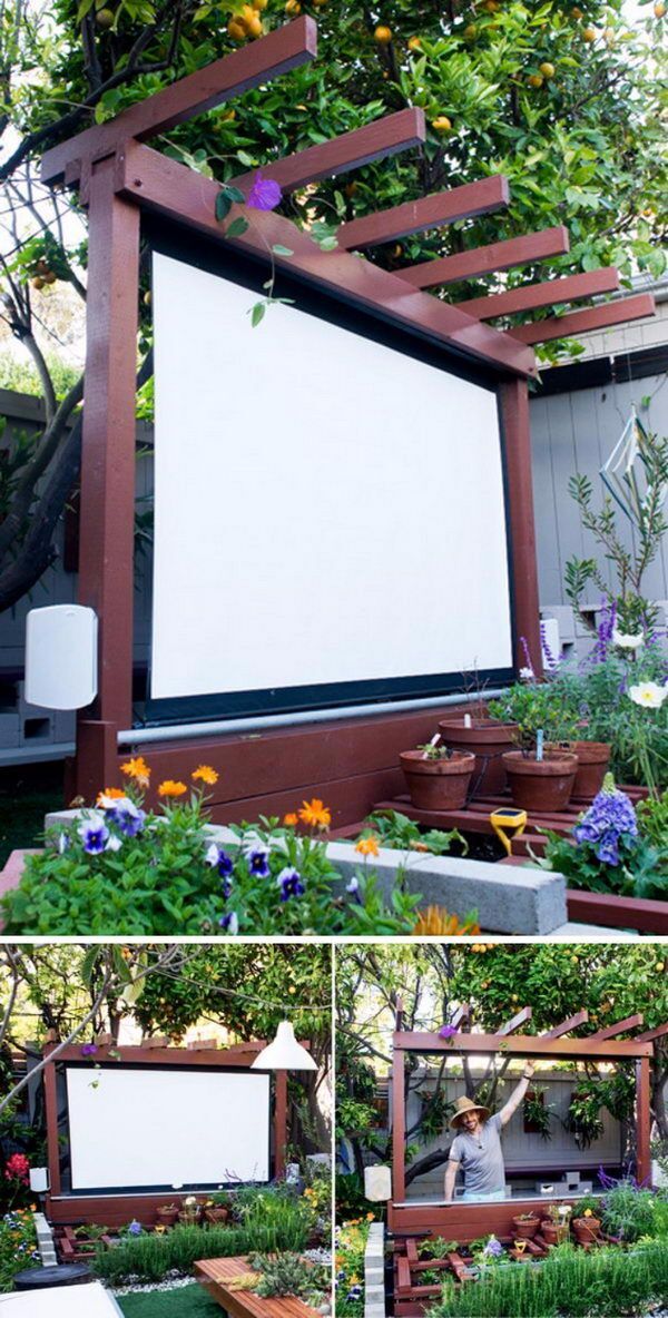 Build an Outdoor Theater in Your Garden. 