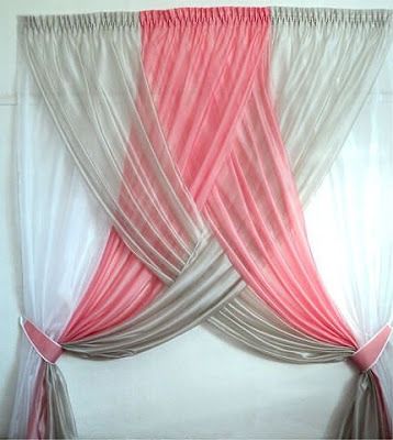 Stylish Curtain For Girl's Bedroom. 
