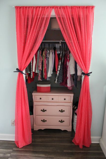 Cute Curtains For Closet Doors. 