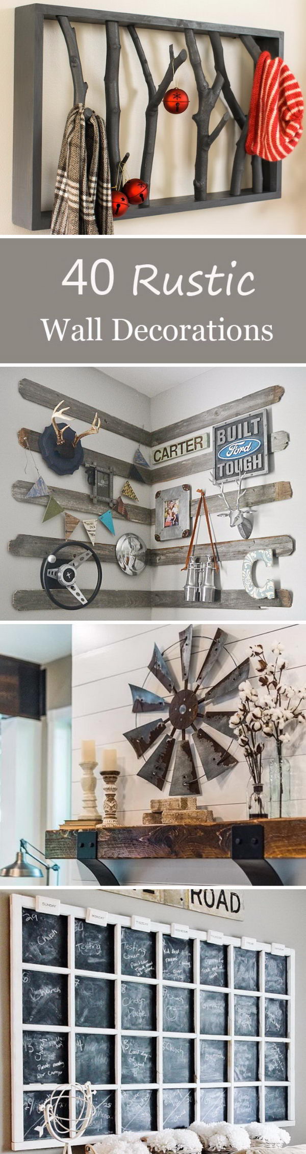 Rustic Wall Decorations For Adding Warmth To Your Home. 