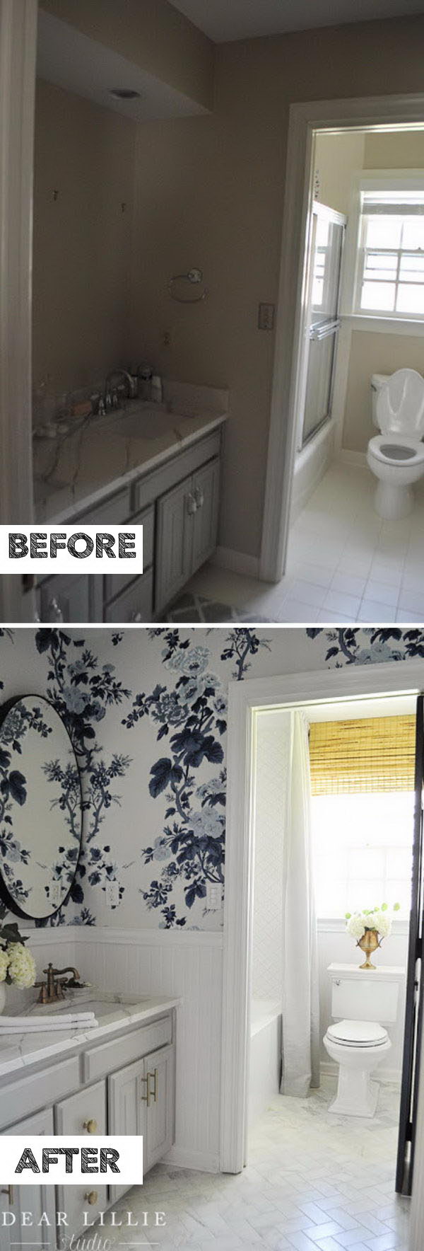 Go For A Fresh, Bright Update Using Wallpaper And Beadboard. 