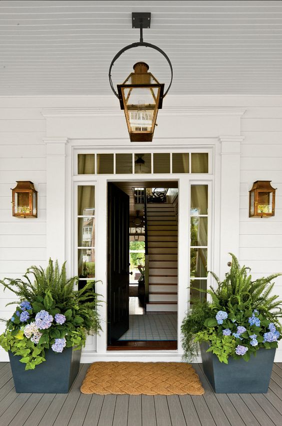 Make a Big Difference by Updating the Front Entry Lighting. 
