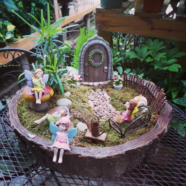 Miniature Fairy Garden Filled with Magic. 