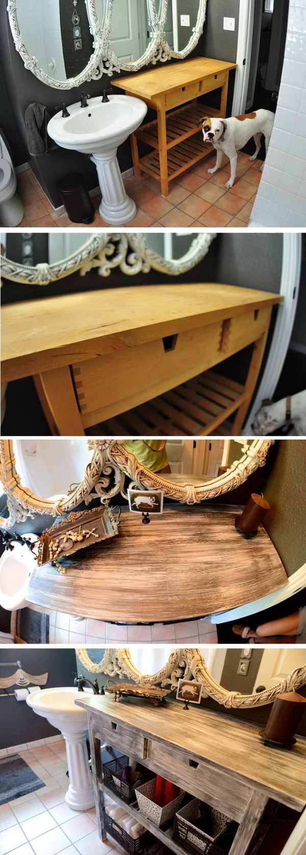 Recycle Old Ikea Furniture into Custom Shabby-Chic Pieces. 