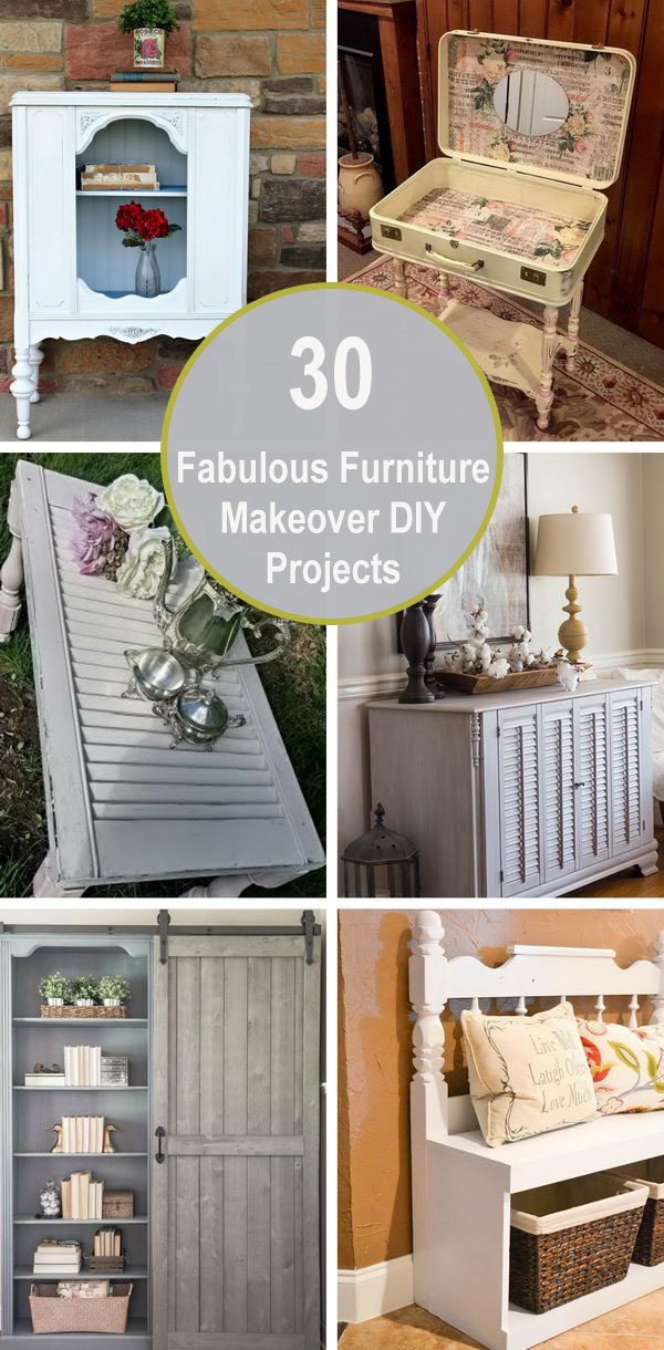 30 Fabulous Furniture Makeover DIY Projects. 