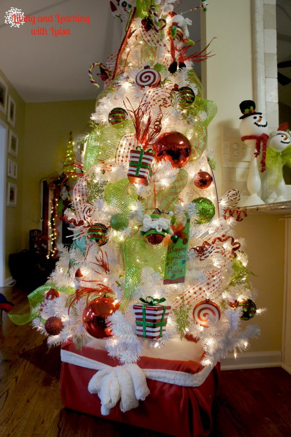 Whimsical Christmas Tree Stand. 