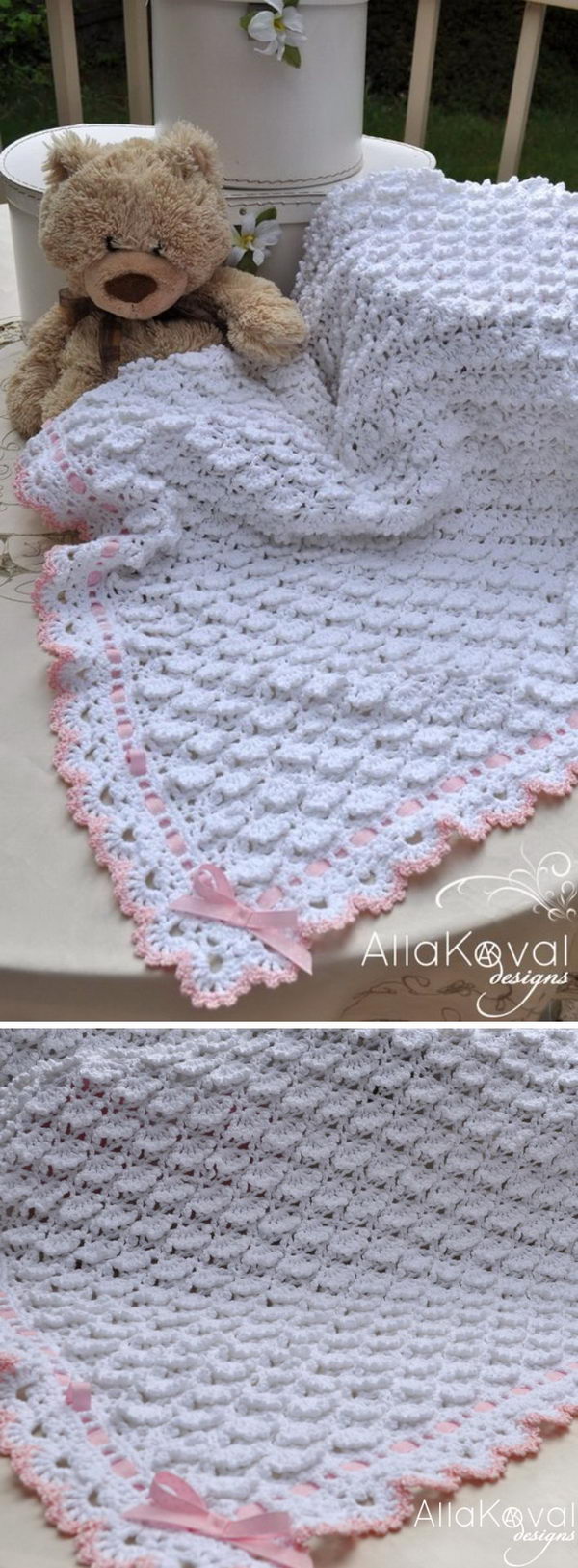 Free Baby Blanket Crochet Pattern. 