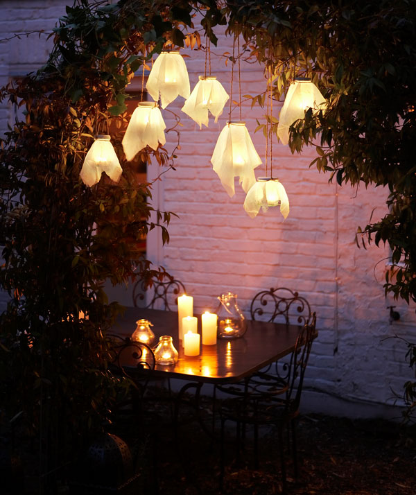DIY Hanging Firefly Glass Lanterns. 