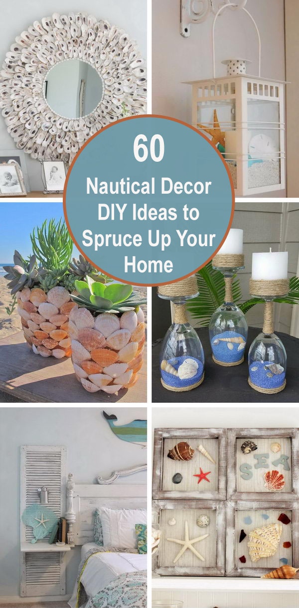 65 Nautical Decor DIY Ideas To Spruce Up Your Home. 