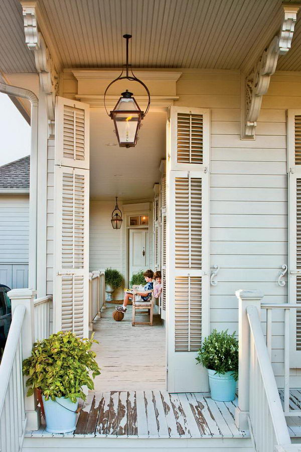 Vintage Corbels Lend A Historic Feel To The Exterior. 