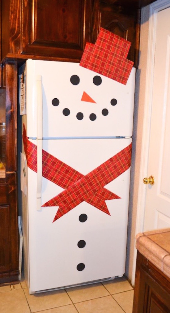 Snowman Refrigerator. 