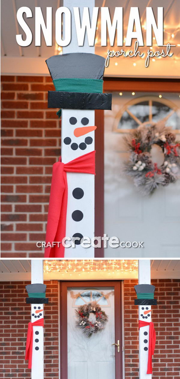 Snowman Porch Decorations. 