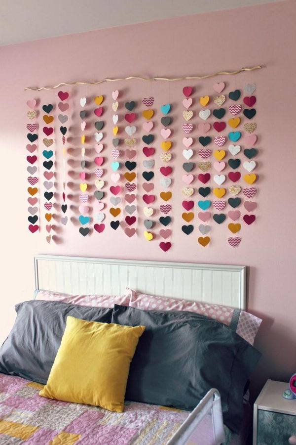 Paper Heart Wall Art. 
