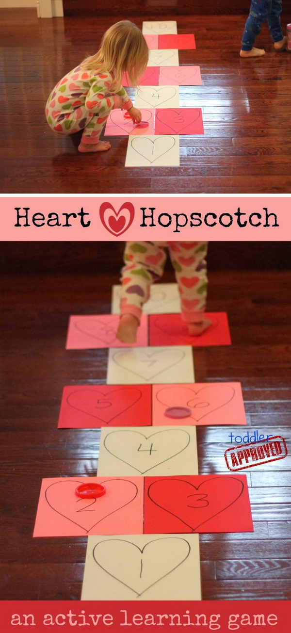Heart Hopscotch. 