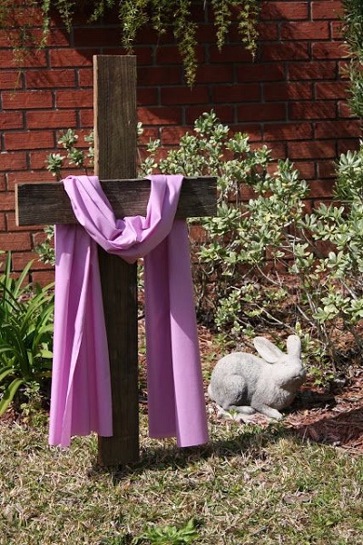 Easter Cross for the Yard. 