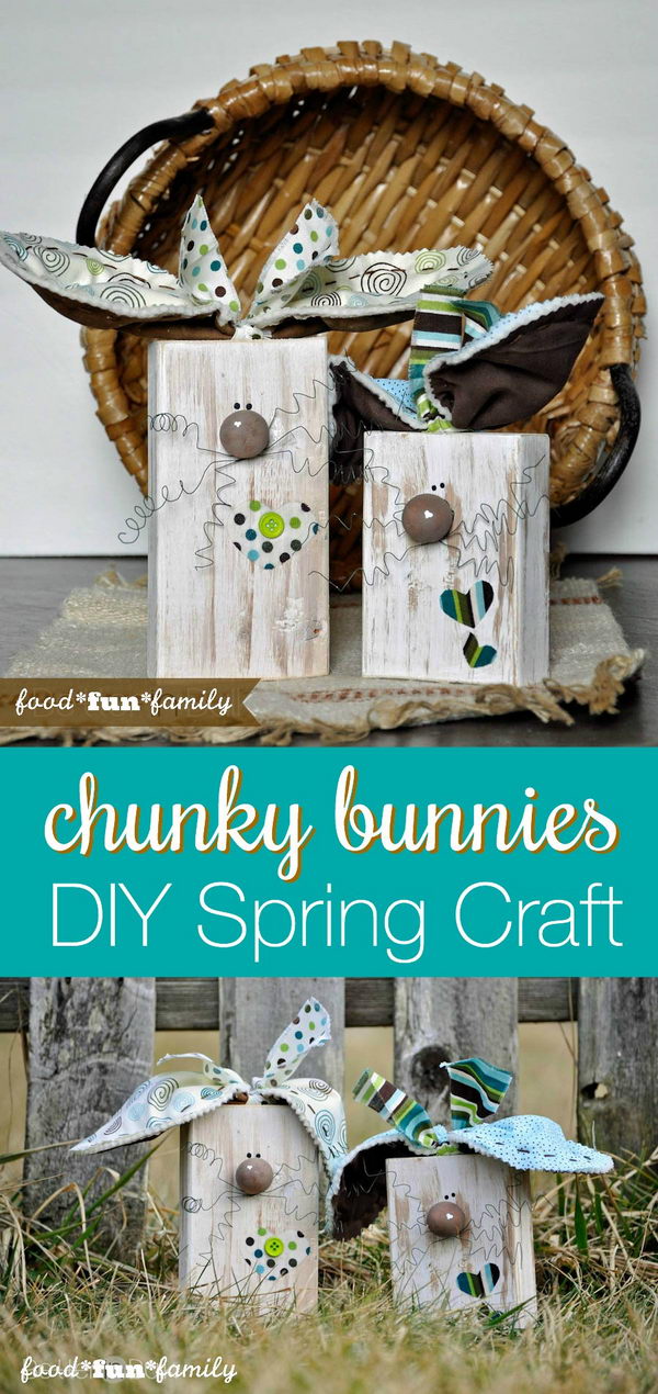 DIY Chunky Bunnies. 