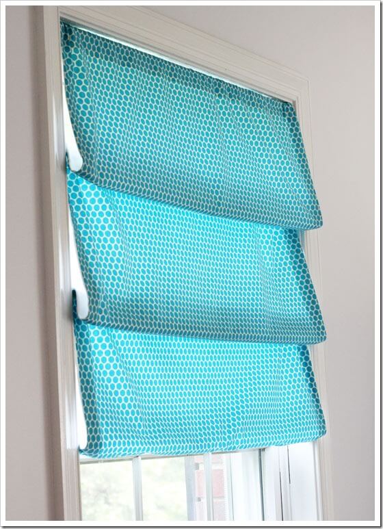 DIY No Sew Window Treatment. 