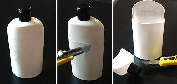 DIY Plastic Bottle Pencil Holder 